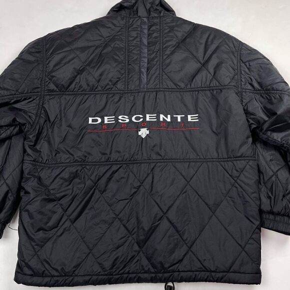 Descente Men's PADDED Jackets Size M Black puffer - Picture 5 of 16